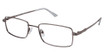 Vision's Eyeglasses Vision's 215 MATTE GUN/C02