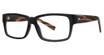 Parade Eyeglasses 1727 Black/Brown Stript