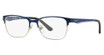 Vogue® Eyeglasses VO3940 TOP BRUSHED BLUE/SILVER/964S