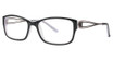 Vavoom/Vivian Morgan Eyeglasses 8048 Black/White