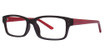 Modern Plastics I Eyeglasses Defy black/burgundy matte
