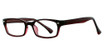 Chlogan Eyewear Eyeglasses Aura 1702 BURGUNDY