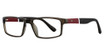 Chlogan Eyewear Eyeglasses Rogue 1017 Gray/Burgundy