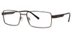 Modz Titanium Eyeglasses Aristocrat matte brown/gunmetal