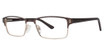 U Rock Eyeglasses Halfpipe matte brown/gold