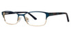 Genevieve Boutique Eyeglasses Imagine matte navy/gold