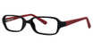 Modern Plastics II Eyeglasses Laugh black/brick matte