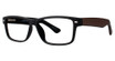 Modern Plastics II Eyeglasses Observe black/tan matte