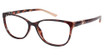 ELLE Eyeglasses EL 13404 Demi Brown/DB