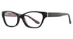Vavoom/Vivian Morgan Eyeglasses 8064 Burgundy Croco