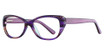 Vavoom/Vivian Morgan Eyeglasses 8061 Brown Melange