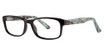 Modern Plastics II Eyeglasses Tangle black/mint
