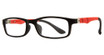 Global Optique Eyeglasses JR41 Black Red