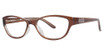 Gloria by Gloria Eyeglasses Gloria By Gloria Vanderbilt 4046 Brown/183