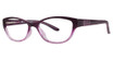 Gloria by Gloria Eyeglasses Gloria By Gloria Vanderbilt 4046 Purple Fade/113