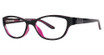 Gloria by Gloria Eyeglasses Gloria By Gloria Vanderbilt 4046 Black Pink/240
