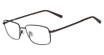 Flexon Eyeglasses FLEXON NATHANIEL 600 (210) DARK BROWN/210