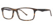 Randy Jackson Eyeglasses Randy Jackson 3031 Brown Stripe/120