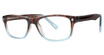 Modern Plastics II Eyeglasses Exit tortoise blue