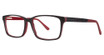 B.M.E.C. Eyeglasses BIG Note black/burgundy matte