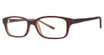 Modern Plastics I Eyeglasses Skateboard brown matte