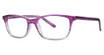 Modern Plastics I Eyeglasses Outgoing plum fade