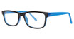 Value Eyeglasses SOHO 1028 Black/Blue With Blue Temples