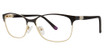 Genevieve Boutique Eyeglasses Eloquent matte black/ gold