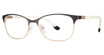Genevieve Boutique Eyeglasses Eloquent matte mink/gold/pearl