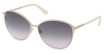 Tom Ford Eyeglasses FT0320 ivory / gradient smoke/25B