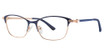 Modern Art Eyeglasses A386 navy/gold