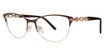 GB+ Eyeglasses Captivate matte mocha/gold