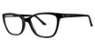 Genevieve Paris Design Eyeglasses Applaud black