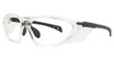 Hudson Optical Eyeglasses H10P Clear With Black (CLEAR SS)/CLR