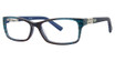 Vavoom/Vivian Morgan Eyeglasses 8073 Turquoise Snake