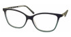 BCBG Max Azria Eyeglasses Thea Navy Turquoise Fade
