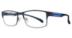 Global Optique Eyeglasses M9050 Matte Navy Blue