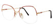 Elan Collection Eyeglasses 42 Red/Gold
