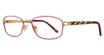 Mademoiselle Eyeglasses MADEMOISELLE MM9265 Wine/Gold/C1
