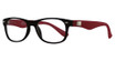 Chlogan Eyewear Eyeglasses Aura 1722 Black/ Red