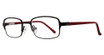 Eye Q Eyewear Eyeglasses SW525 Black/BLACK/RED