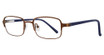 Eye Q Eyewear Eyeglasses SW525 Brown/BROWN/BLUE