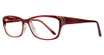 Affordable Designs Eyeglasses Celia Burgundy