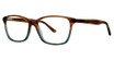 Genevieve Boutique Eyeglasses Astounding brown/smoke