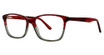 Genevieve Boutique Eyeglasses Astounding burgundy/grey