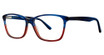 Genevieve Boutique Eyeglasses Astounding navy/wine