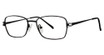 Modern Metals Eyeglasses Before black