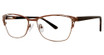 Modz Titanium Eyeglasses Countess matte brown/brown