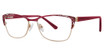 Modz Titanium Eyeglasses Countess matte burgundy/black