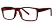 Modern Plastics I Eyeglasses Mutual burgundy matte